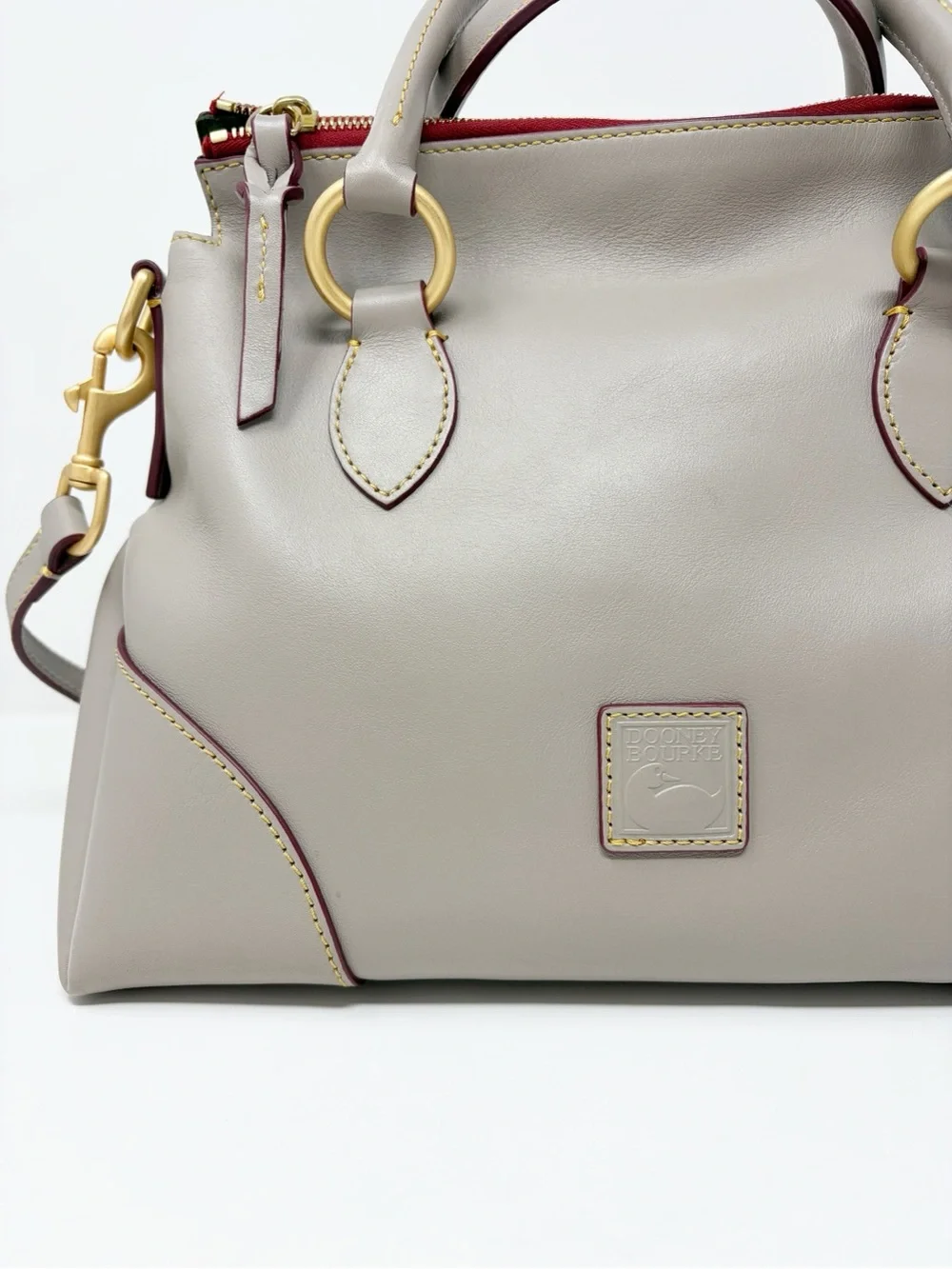 Dooney & Bourke Florentine Satchel 38 Rare Taupe Color